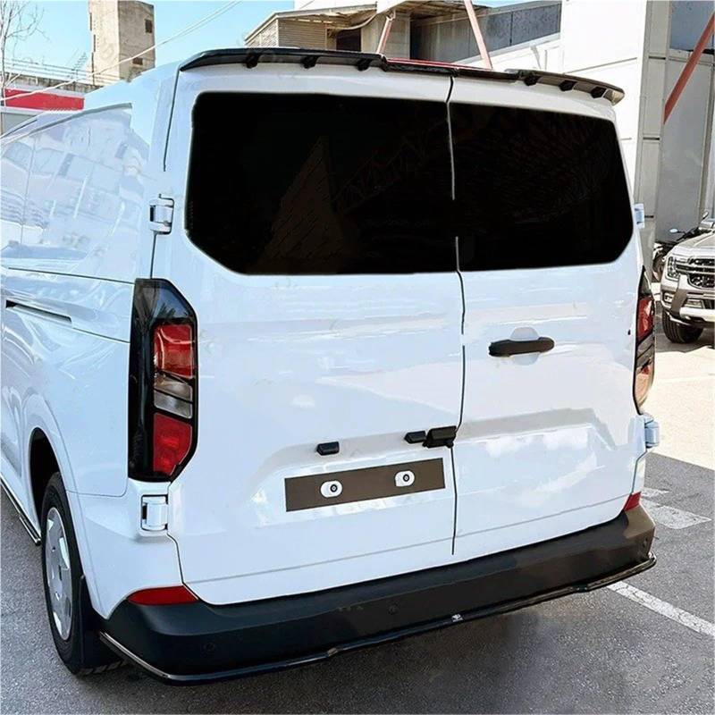 Auto Spoiler Wing Für Ford Transit Custom MK2 2023+ ABS-Spoiler Auto-Heckdachspoiler Glänzend Schwarz Carbonfaser-Look Body Kit(Kohlefaser-Optik) von KIFWGIH