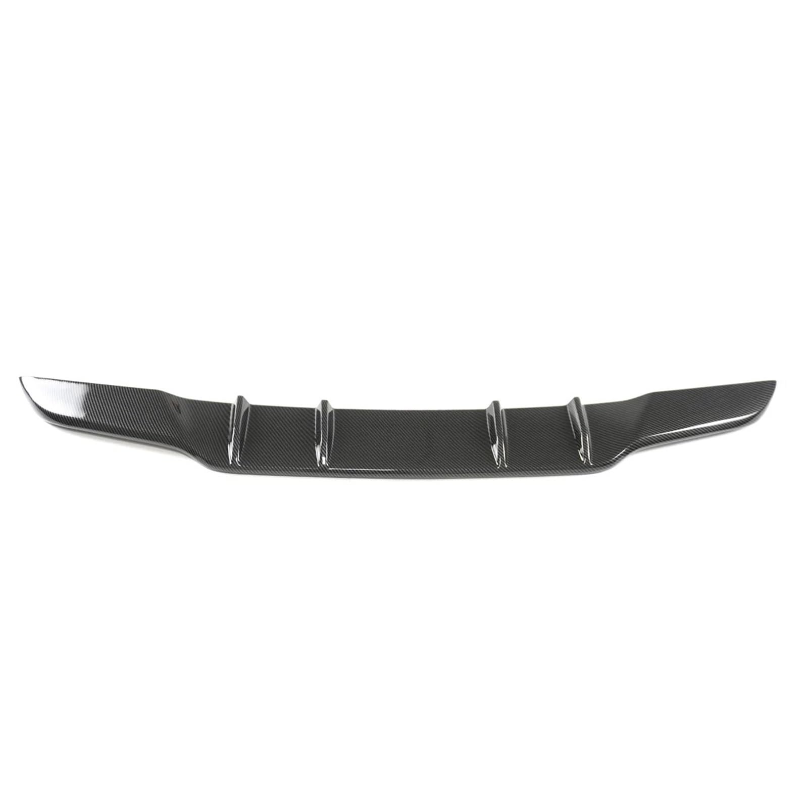 Auto Spoiler Wing Für Jeep Für Grand Für Cherokee Alle Modelle 2013-2022 SRT8 WK2 Trackhawk Auto Mittelspoiler Kofferraumflügel Glänzend Schwarz Body Kit ABS Kunststoff(Carbon Fiber Print) von KIFWGIH