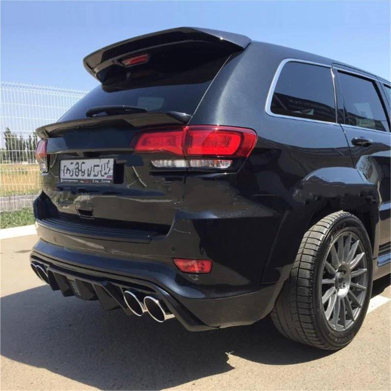 Auto Spoiler Wing Für Jeep Für Grand Für Cherokee WK2 2014 2015 2016 2017 2018 2019 2020 Autozubehör ABS Heckflügel Mittelspoiler(DIY Color) von KIFWGIH