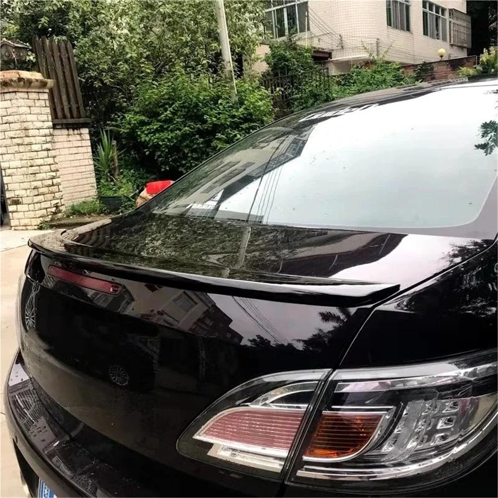 Auto Spoiler Wing Für Mazda 6 Für Mazda6 2009 2010 2011 2012 2013 2014 Limousine Spoiler ABS Kunststoff Material Auto Hinten Flügel Farbe Heckspoiler(Blau) von KIFWGIH