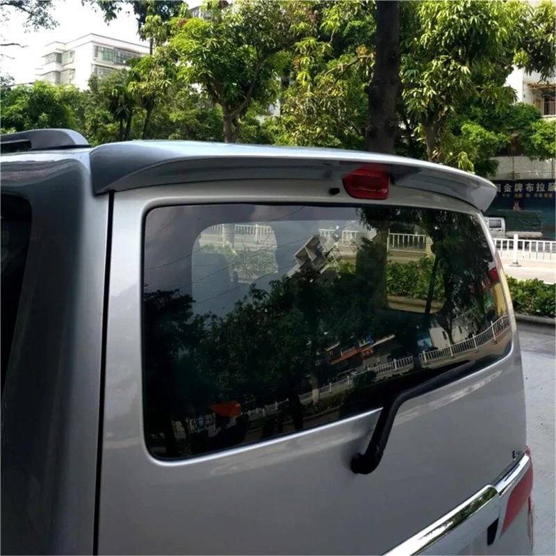 Auto Spoiler Wing Für Nissan Für Nv200 Spoiler 2010 2011 2012 2013 2014 2015 ABS Material Auto Hinten Flügel Primer Farbe Heckspoiler(Weiß) von KIFWGIH