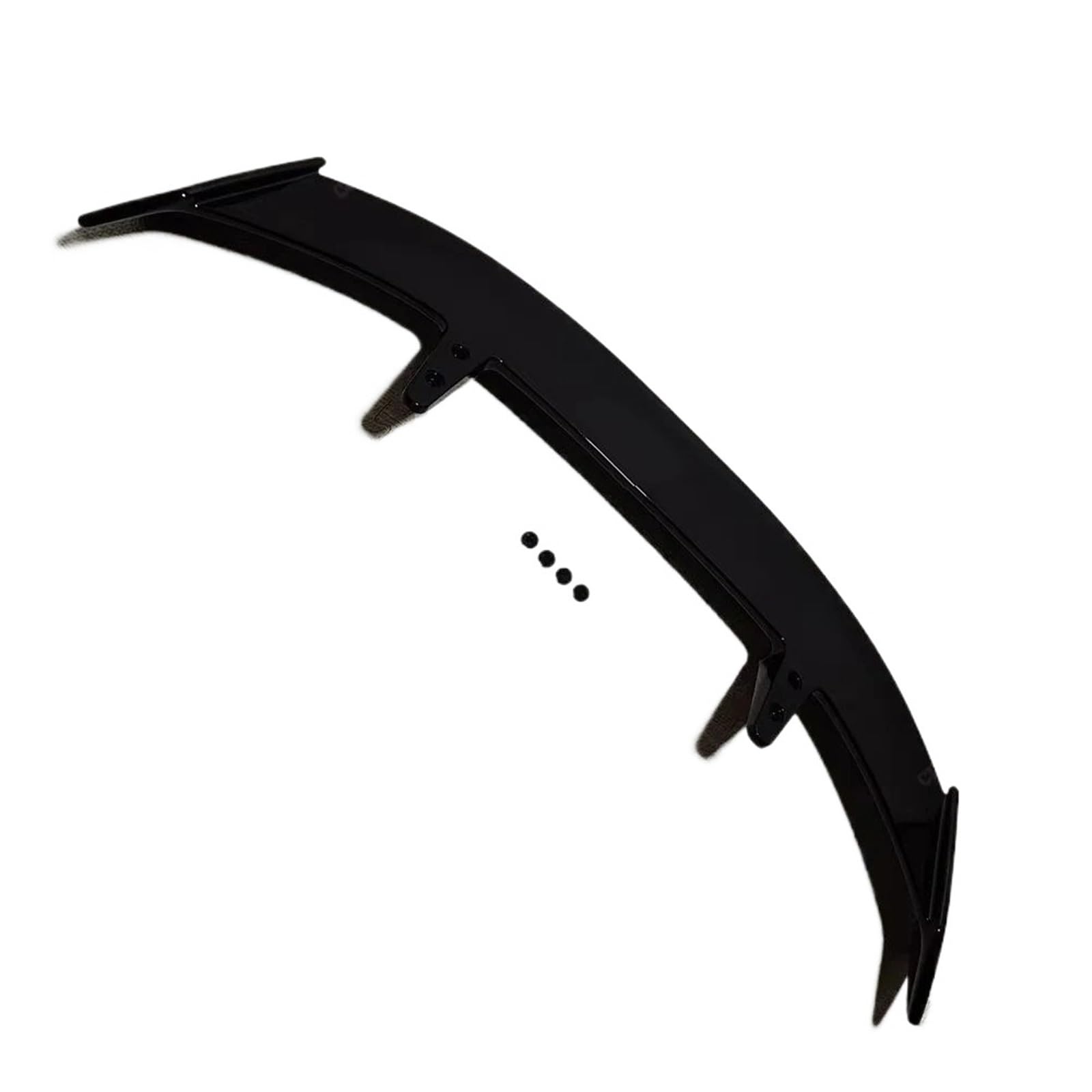 Auto Spoiler Wing Für Nissan Micra 2017 2018 2019 Fließheck Auto Heckspoiler Heckspoiler Flügel Fester Windflügel ABS Glanz Schwarz Bodykits Tuning(Gloss Black) von KIFWGIH