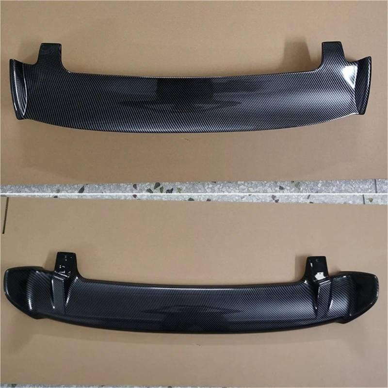 Auto Spoiler Wing Für Peugeot 207 206 307 Fließheck Universell Spoiler ABS Kunststoff Heckspoiler Heckspoiler Karosserie Kit Zubehör(Kohlefaser-Optik) von KIFWGIH