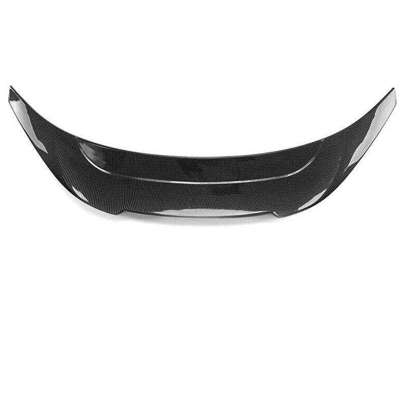 Auto Spoiler Wing Für Subaru BRZ 2022 2023 V-Spoiler Carbon Fiber Muster Stamm GT Spoiler Flügel Auto Heckklappe Lip Body Kit Zubehör(Carbon Fiber Pattern) von KIFWGIH