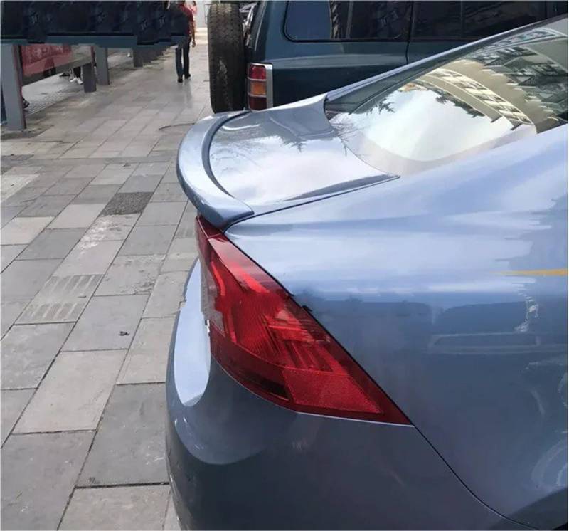 Auto Spoiler Wing Für Volvo Für S60 Spoiler 2014 2015 2016 ABS Material Auto Heckflügel Primer Farbe Heckspoiler(Schwarz) von KIFWGIH