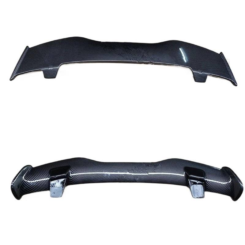 Auto Spoiler Wing Für Volvo V50 2009 2010 2011 Spoiler ABS Kunststoff Fließheck Dach Hinten Flügel Körper Kit Zubehör(Kohlefaser-Optik) von KIFWGIH