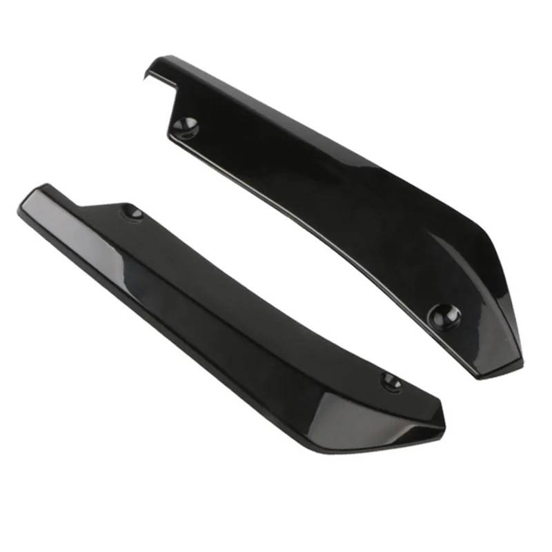 Auto Spoiler Wing Paar Universal 445Mm Winglets Seitenschwellerverlängerung Auto Vorne Hinten Stoßstangenleiste Lippe Spoiler Diffusor Splitter Kratzschutz(Schwarz) von KIFWGIH