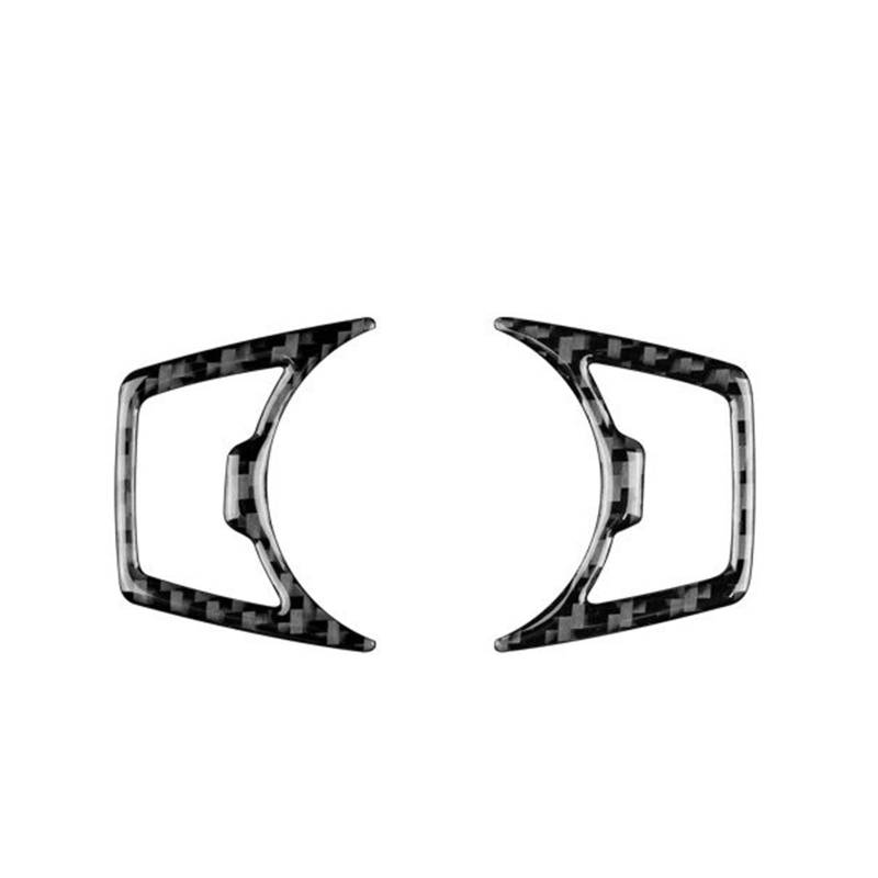Auto Zubehör Innenraum Für Ford Für Mustang 2015 2016 2017 2018 2019 2020 2021 2022 2023 Auto Panel Aufkleber Innenausstattung Zubehör Real Carbon Fiber Interieur Dekor(Soft Carbon Fiber R) von KIFWGIH