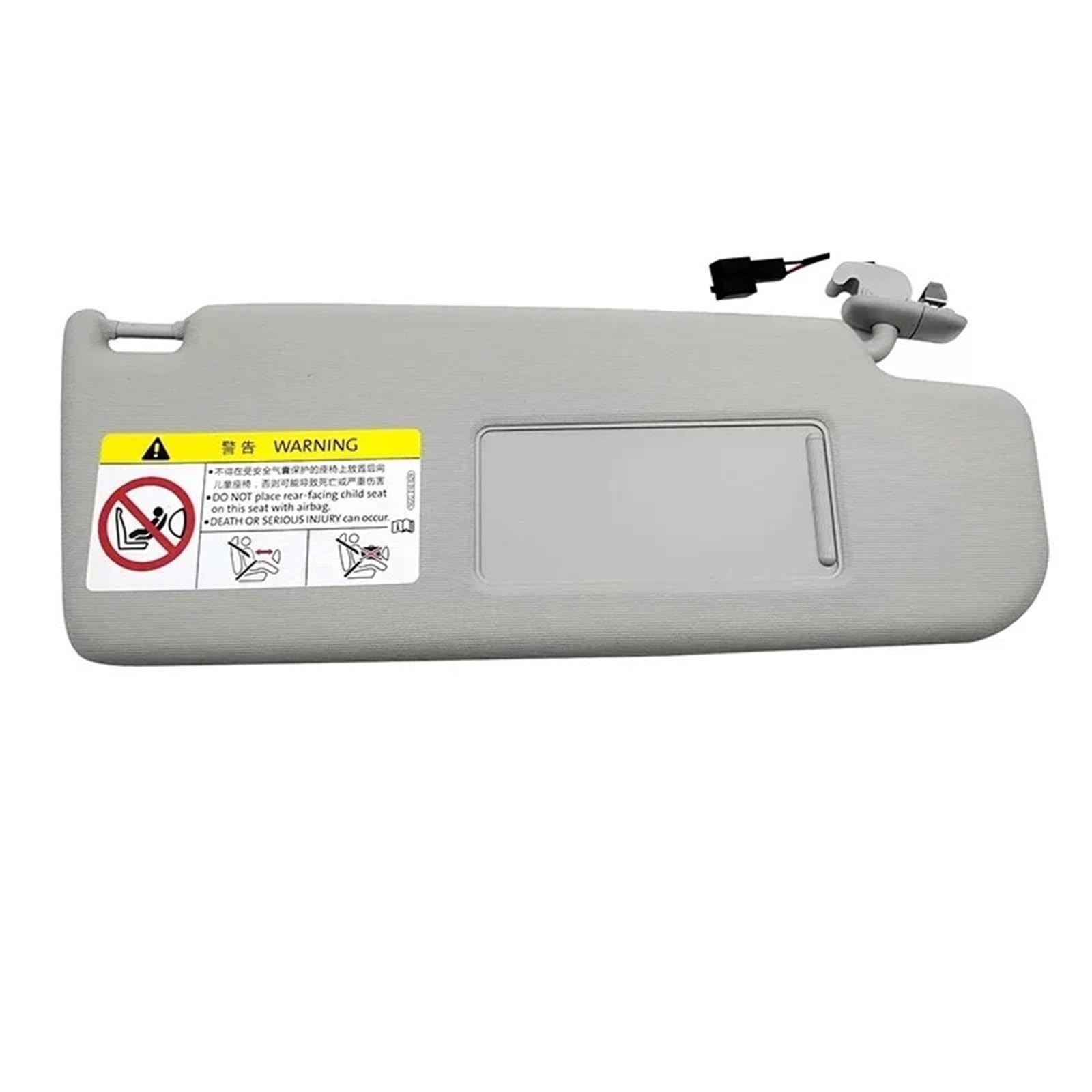 Innensonnenblende Auto Grau Innensonnenblende Sonnenblende Sonnenschutz Mit Spiegel Für VW Polo 2011 2012 2013 2014 2015 2016 2017 2018(Gray Right) von KIFWGIH