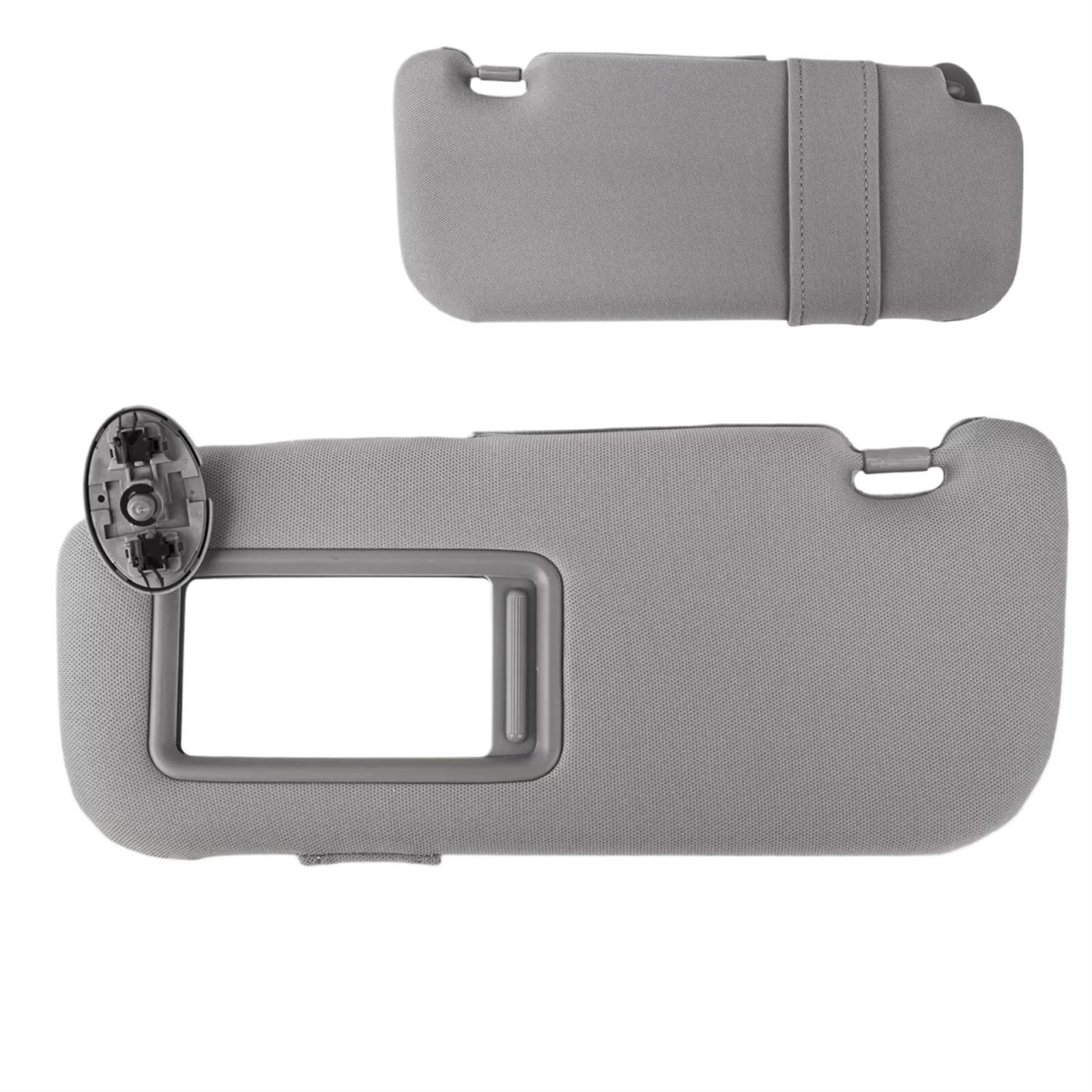 Innensonnenblende Auto-Innensonnenblen Mit Spiegel Grau-beige Sonnenschutz Links Rechts Fahrer Beifahrerseite Für Toyota Auris Für Corolla 2010 2011 2012 2013(Grey Left) von KIFWGIH