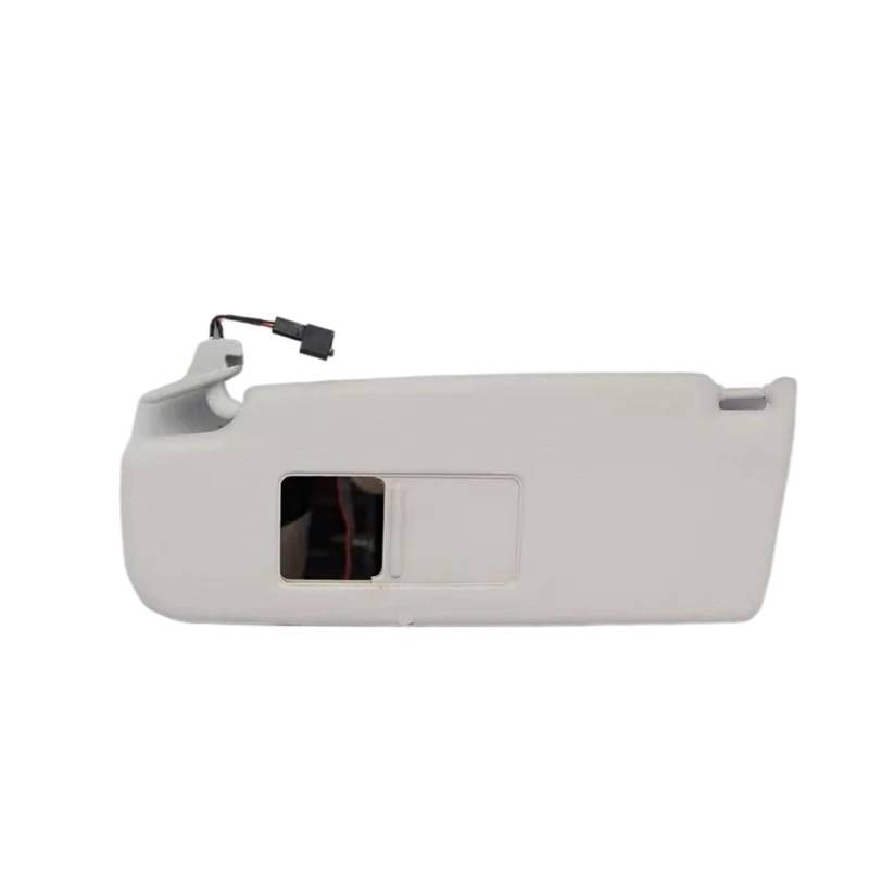 Innensonnenblende Auto LHD Innensonnenblende Sonnenblende Sonnenschutz Mit Spiegel Und Licht Für VW Für Golf 6 MK6 2009 2010 2011 2012(Gray Left) von KIFWGIH