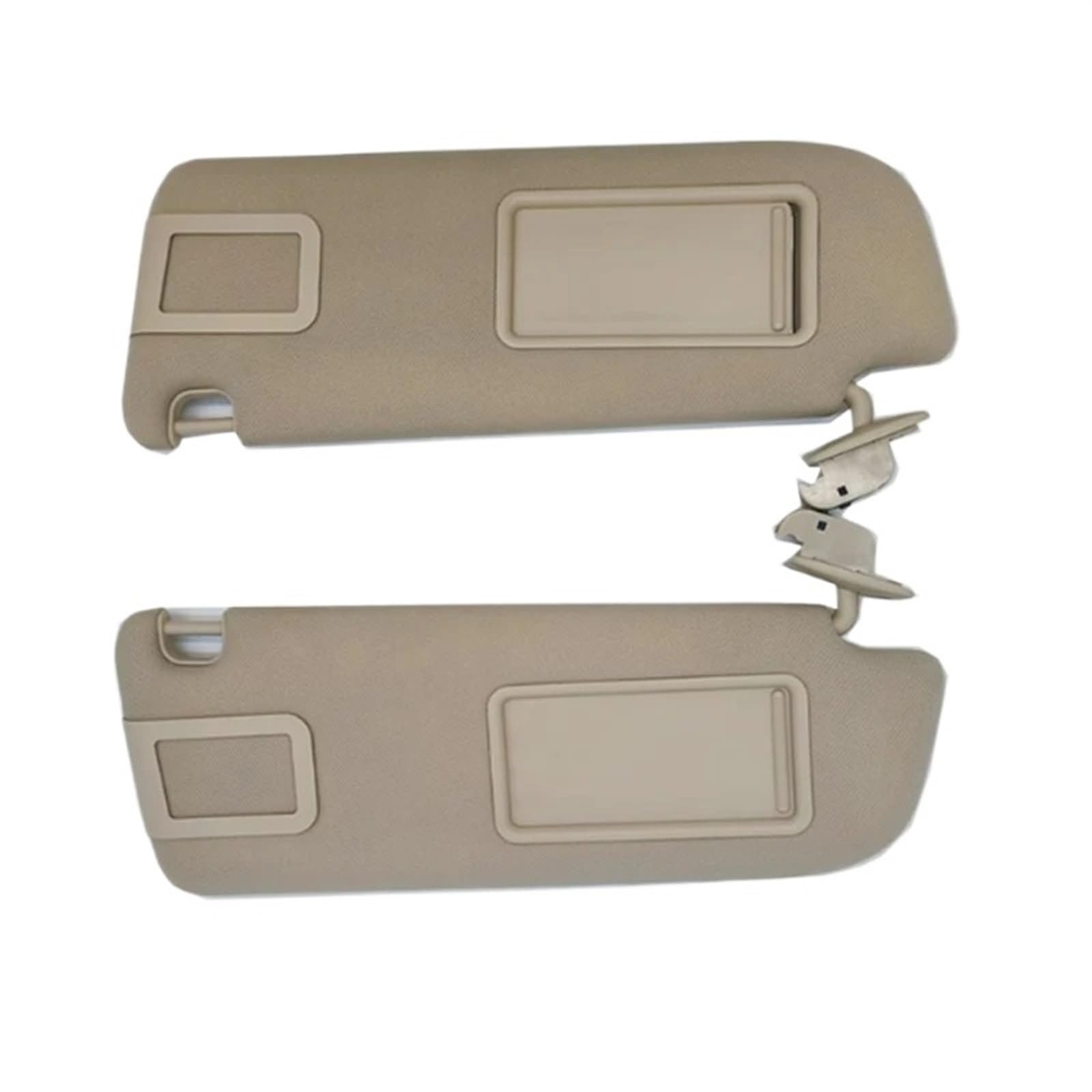 Innensonnenblende Auto LHD Innere Sonnenblende Sonnenblende Sonnenschutz Für A6 C6 2005 2006 2007 2008 2009 2010 2011(Beige a Pair) von KIFWGIH