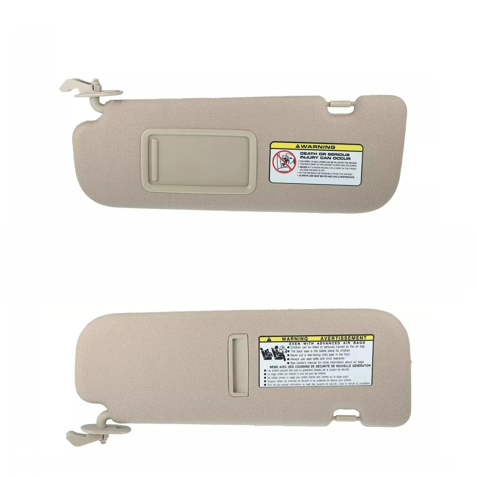Innensonnenblende Auto Sonnenblende Panel Innen Sonnenschirm Sonnenschutz Ersatz Für Hyundai Für Elantra 2011 2012 2013 2014 2015 852103X000 TX(Beige Pair) von KIFWGIH