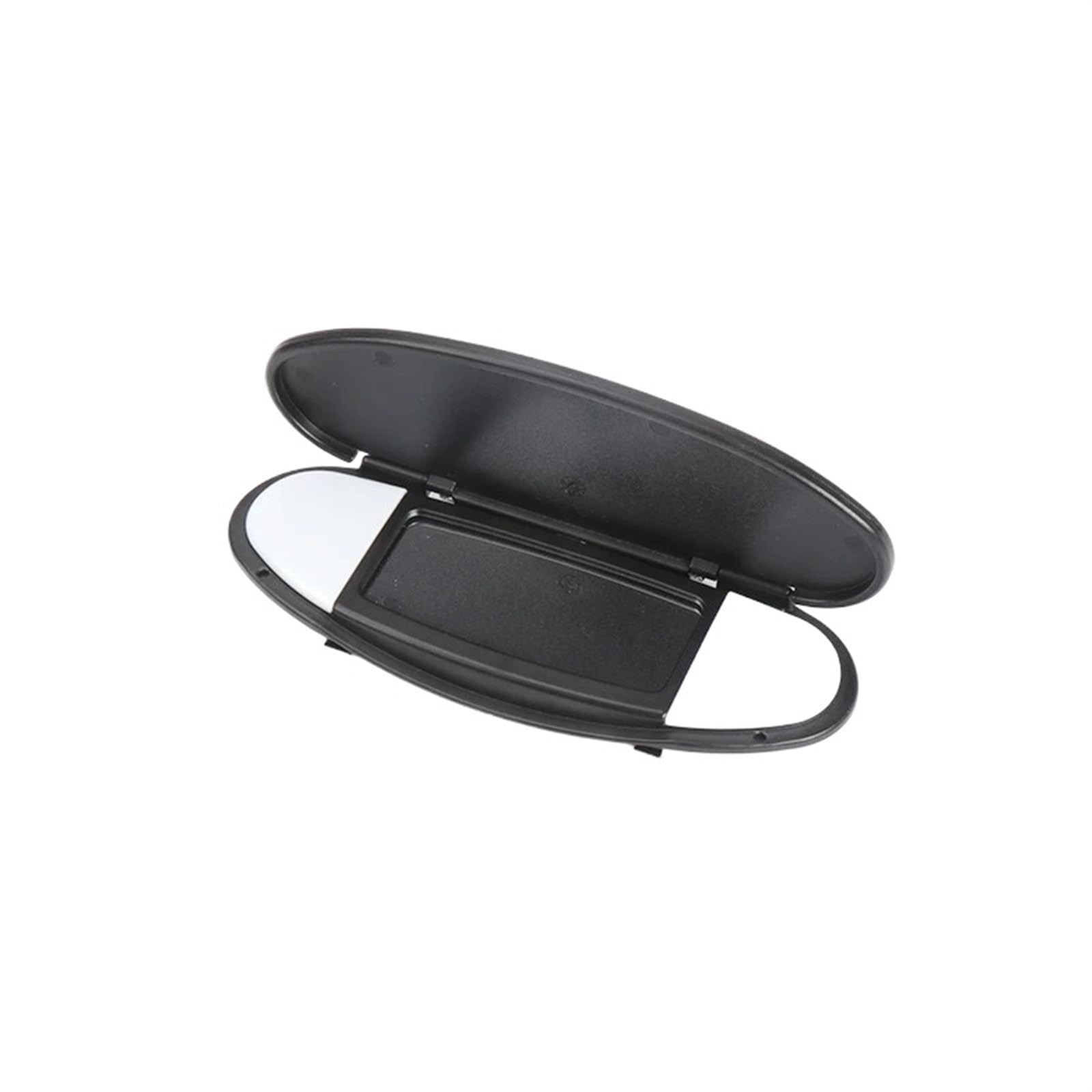 Innensonnenblende Auto Sonnenblende Sonnenschutz Panel Gehäuse Eitelkeit Spiegel Abdeckung Innen Zubehör Für MINI Für Cooper S Für One D JCW R55 R56 R57 R59 R60(Black-Lamp Slice) von KIFWGIH