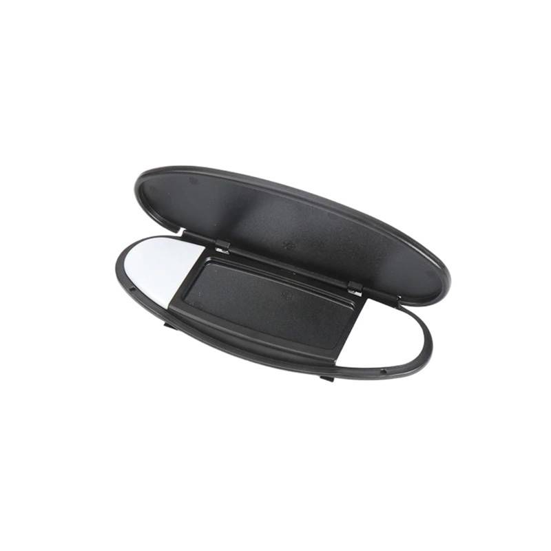 Innensonnenblende Auto Sonnenblende Sonnenschutz Panel Gehäuse Eitelkeit Spiegel Abdeckung Innen Zubehör Für MINI Für Cooper S Für One D JCW R55 R56 R57 R59 R60(Black-Lamp Slice) von KIFWGIH