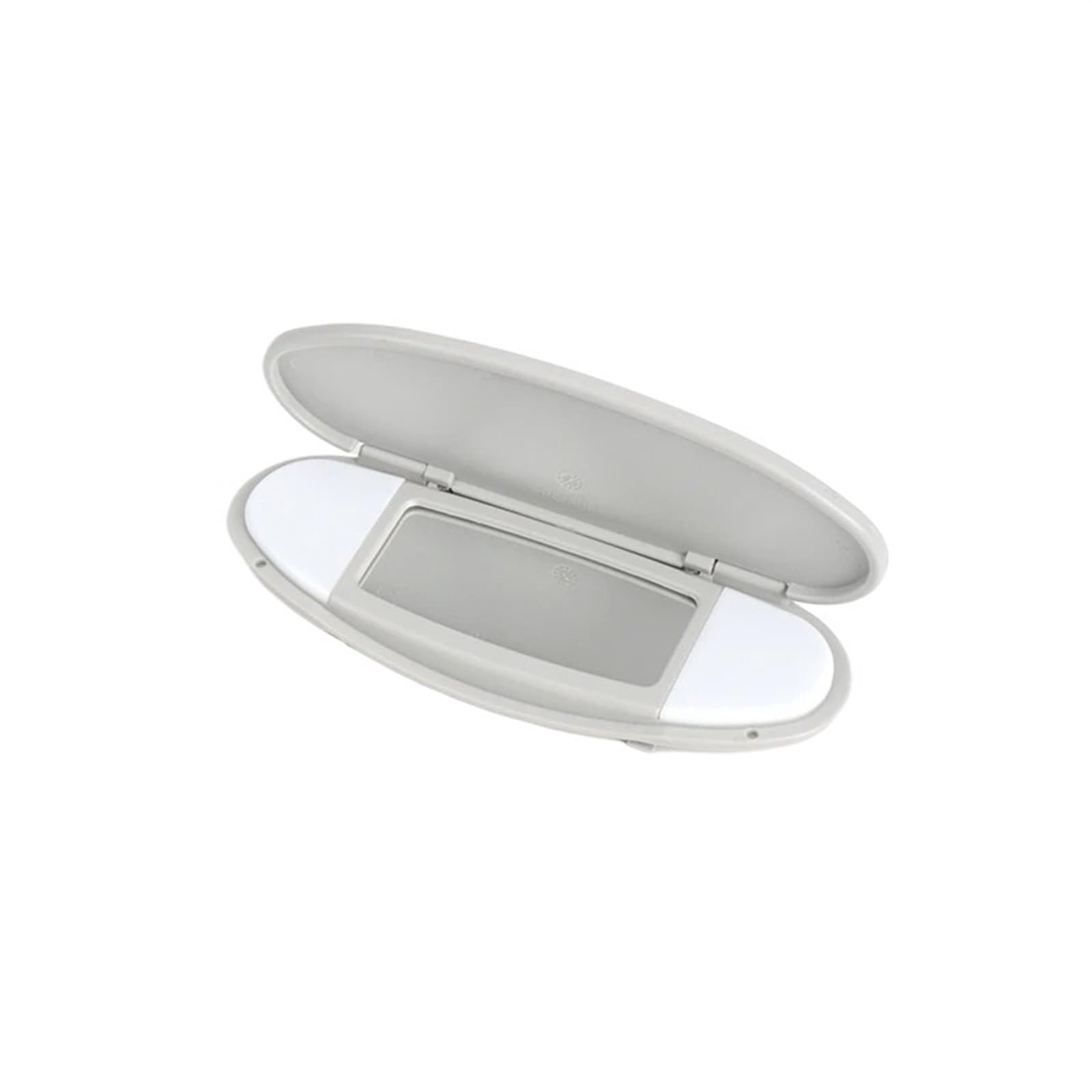 Innensonnenblende Auto Sonnenblende Sonnenschutz Panel Gehäuse Eitelkeit Spiegel Abdeckung Innen Zubehör Für MINI Für Cooper S Für One D JCW R55 R56 R57 R59 R60(Gray-Lamp Slice) von KIFWGIH
