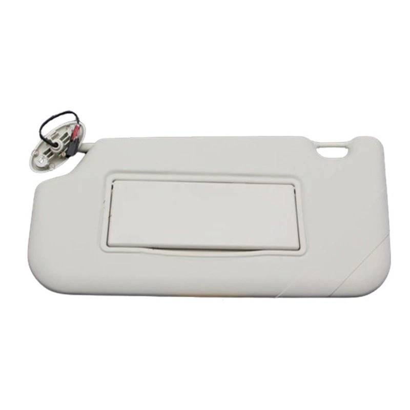 Innensonnenblende Auto-Sonnenblende Vorne Sonnenschutz Mit Glasspiegel Und Seitlicher Sonnenblende Mit Licht Für Ford Für Focus 2012 2013 2014 2015 2016 2017 2018(Left-with Light) von KIFWGIH