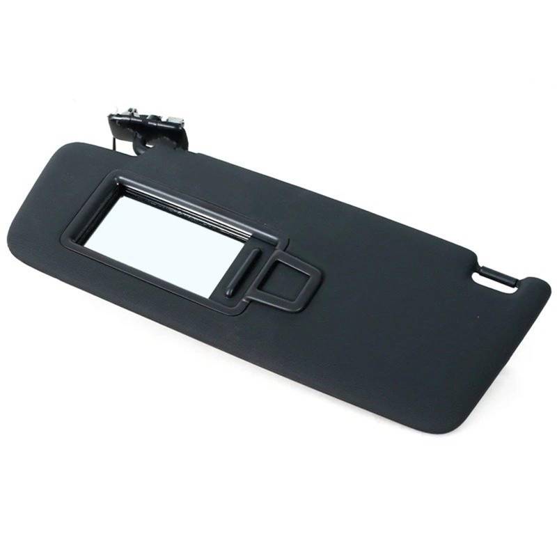 Innensonnenblende Auto Teile Innen Dach Sonnenblende Sonnenschutz Sonnenschirm Mit Make-Up Spiegel Für VW Für Golf 7 MK7 Für GTI Superb3 5GG857551 5GG857552(1PC Black Left) von KIFWGIH