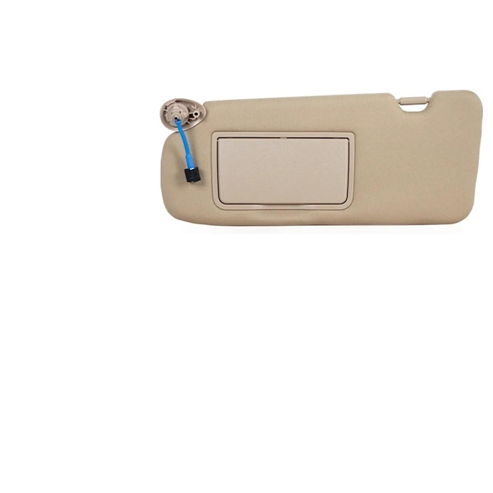 Innensonnenblende Beige Innere Sonnenblende Auto Panel Sonnenblende Mit Licht Make-up Spiegel Sonnenschutz Schatten Für CRV 2017 2018 2019 2020 2021 2022(Recht) von KIFWGIH