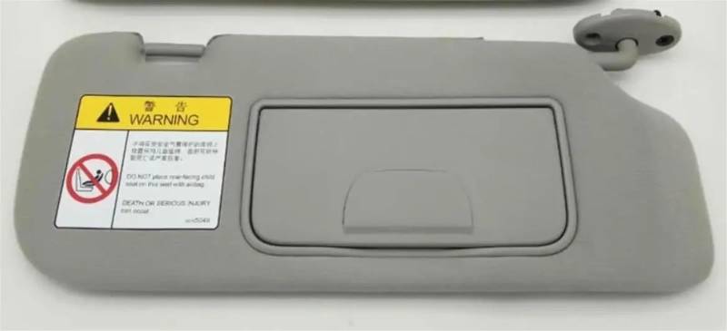 Innensonnenblende Innen Sonnenblende Mit Spiegel Frontscheibe Antidazzle Sonnenschutz Für Opel Für Antara 2006 2007 2008 2009 2010 2011(Right Side Grey) von KIFWGIH