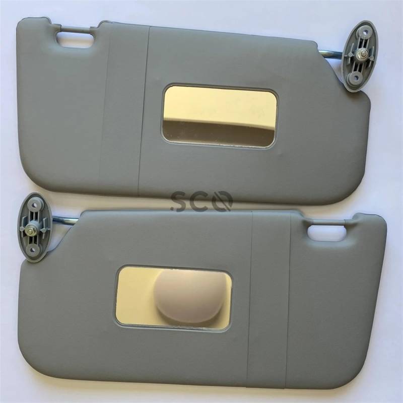 Innensonnenblende Sonnenblende Links-rechts 2-teiliges Set Make-up-Spiegel Inklusive Sonnenschutz Für Ford Fiesta MK5 2002 2003 2004 2005 2006 2007 2008 von KIFWGIH