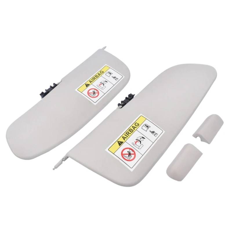 Innensonnenblende Sonnenblende-Sonnenschutz-Set Ohne Lichter ABS-Ersatz-Sonnenschutz-Schattenbrett Für Citroen Für C3 2009 2010 2011 2012 2013 2014 2015 2016 1613251480 von KIFWGIH