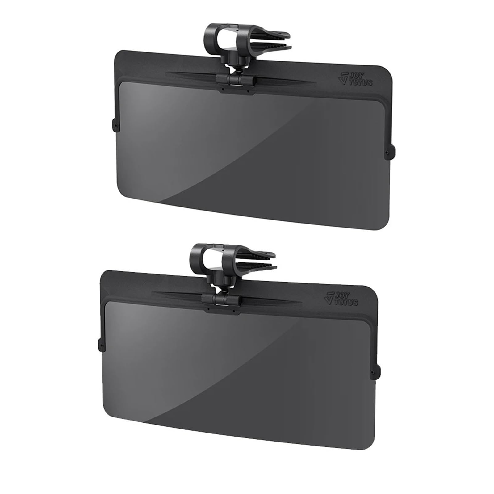 Innensonnenblende Universal Auto SUVs Sonnenschutz Platte Blendschutz Anti-UV Drehbare Einstellbare Sonnenblende Polarisierte Clear Vision Blocker Zubehör(2St) von KIFWGIH