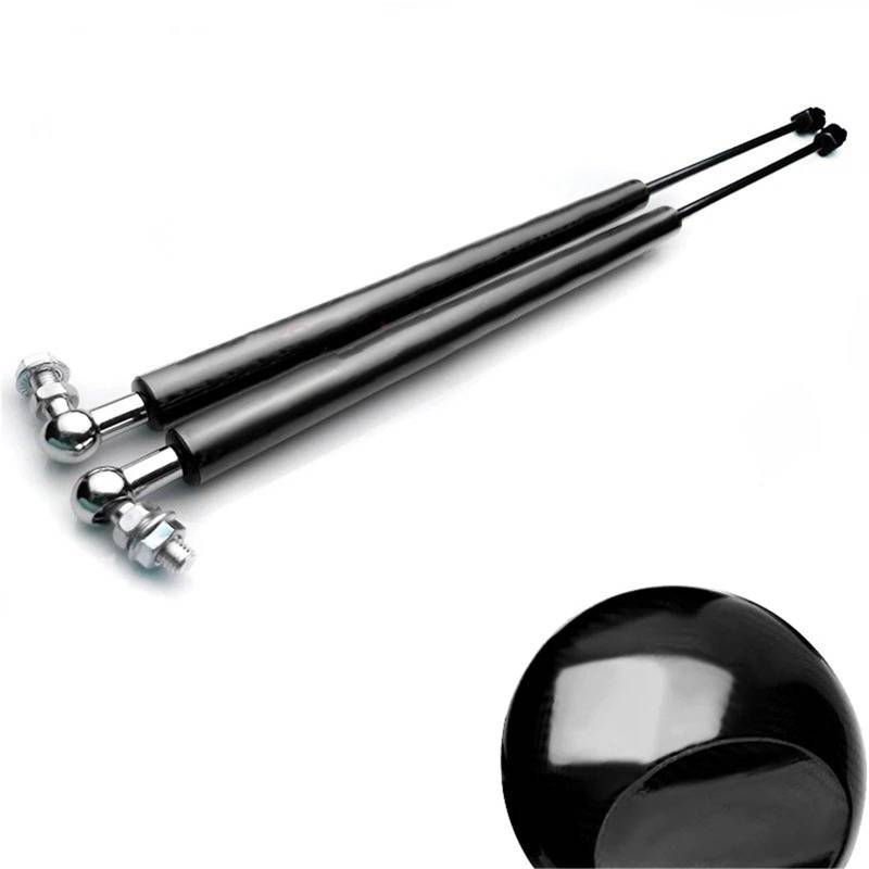 Motorhauben Gasfeder AW MK6 Refit Motorhaube Haube Gas Spring Shock Strut Bars Unterstützung Hydraulische Stange Auto-Styling Für VW Polo 2019 2021 2022 2023 2024(Piano Black) von KIFWGIH
