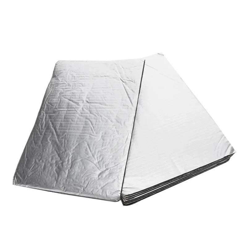 Schalldämmung 2 * 0.5 M 5/10mm Für Auto Van Trittschalldämmung Isolierung Matte Auto Sound Matte Proofing Deadener Wärme Isolierung Matte Auto Zubehör Innen(5MM-25X20cm-10pcs) von KIFWGIH