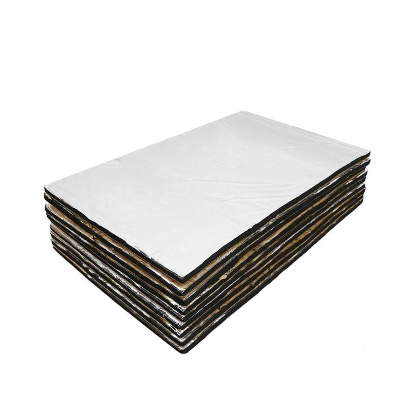 Schalldämmung 9/12/18/27 Stücke 50cm * 30cm Auto Schallschutz Matte Wärmedämmung Matte Haube Aufkleber(9p IntensiveAlumina C) von KIFWGIH