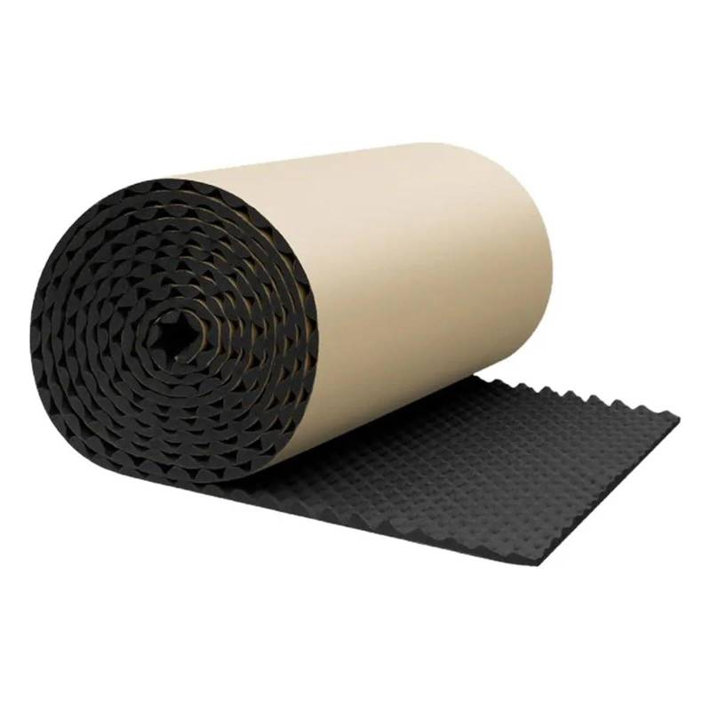 Schalldämmung Für Autostudios wasserdichte Schallschutzpolsterung Schallabsorbierende Platte Sound Pads Akustikplatten Selbstklebende Akustische Barriere(1M) von KIFWGIH