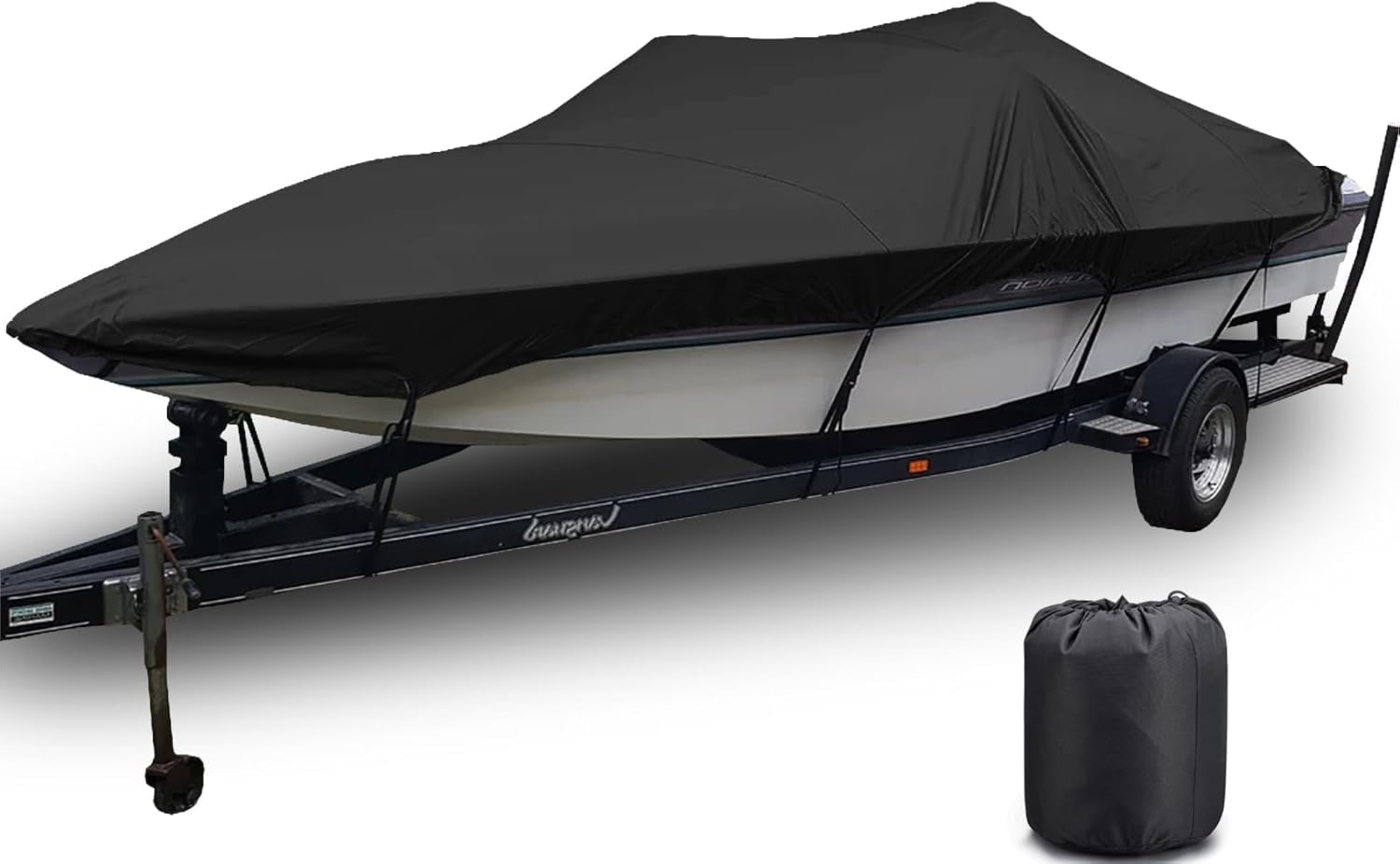Bootsabdeckungen, strapazierfähig, Marinequalität, 600D, für V-Rumpf-Fischrutschen, professionelle Runabouts, 4,3 m - 5,8 m x 244,8 cm Bootsabdeckungen, strapazierfähig, Marinequalität, 600D, für V-Rumpf-Fischrutschen, professionelle Runabouts, 4,3 m - 5,8 m x 244,8 cm von KIJyfgTR