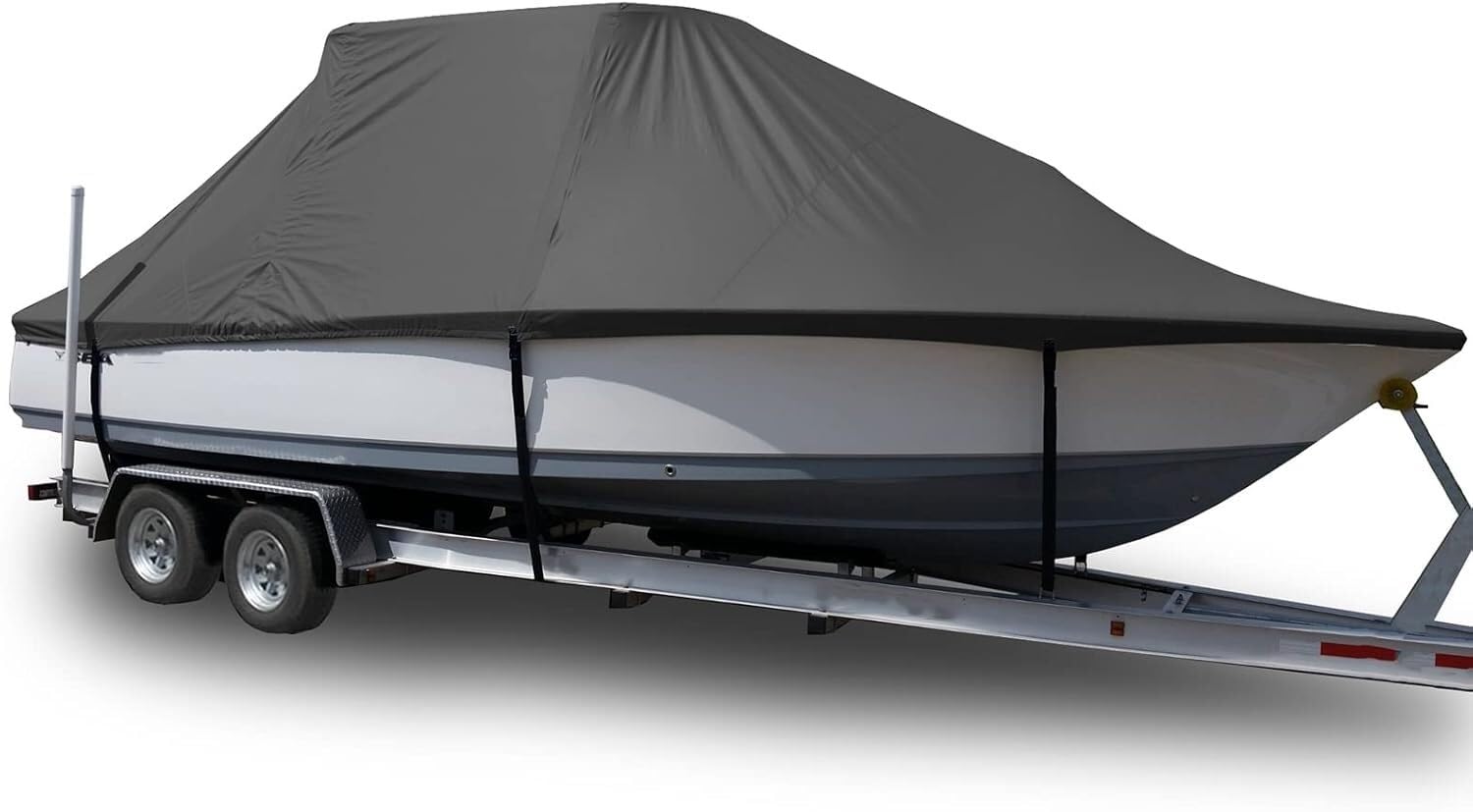 Outdoor 210D Oxford Tuch Yacht Bootsabdeckung Wasserdicht Staubdicht Sonnenfest Anhänger Bootsabdeckung V-Trailer Bootsabdeckung (4,8 - 6,3 m) von KIJyfgTR