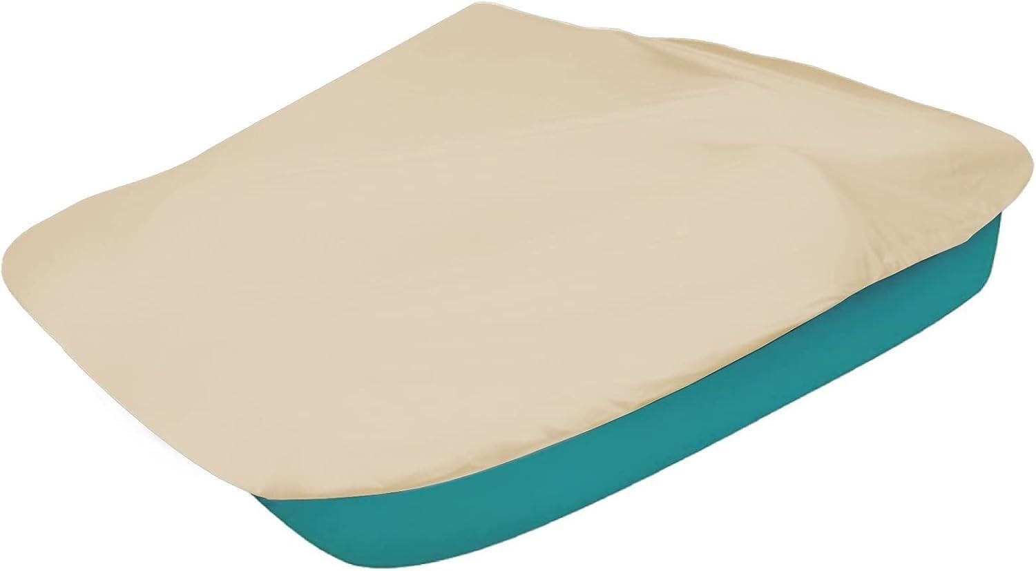 Outdoor-Tretboot-Abdeckung, 3 oder 5 Personen, Paddelboot-Schutzhülle, 210D-Oxford-Stoff, wasserdicht, staubdicht, UV-Schutz (Beige, 286 x 122 cm) von KIJyfgTR