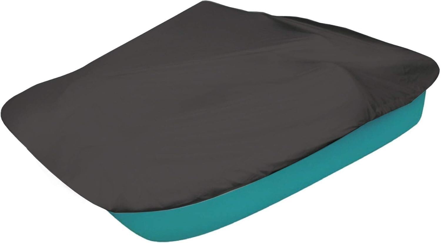 Outdoor-Tretboot-Abdeckung, 3 oder 5 Personen, Paddelboot-Schutzhülle, 210D-Oxford-Stoff, wasserdicht, staubdicht, UV-Schutz (schwarz, 286 x 122 cm) von KIJyfgTR