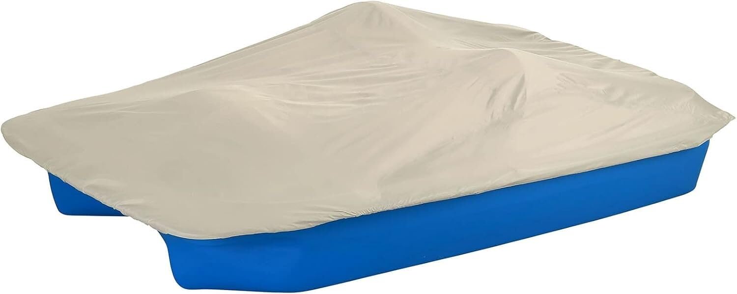 Pedalbootabdeckung, wasserdicht, strapazierfähig, 600D-Oxford-Stoff, Outdoor-Paddleboard-Boot-Schutz, Beige Pedalbootabdeckung, wasserdicht, strapazierfähig, 600D-Oxford-Stoff, Outdoor-Paddleboard-Boot-Schutz, Beige von KIJyfgTR