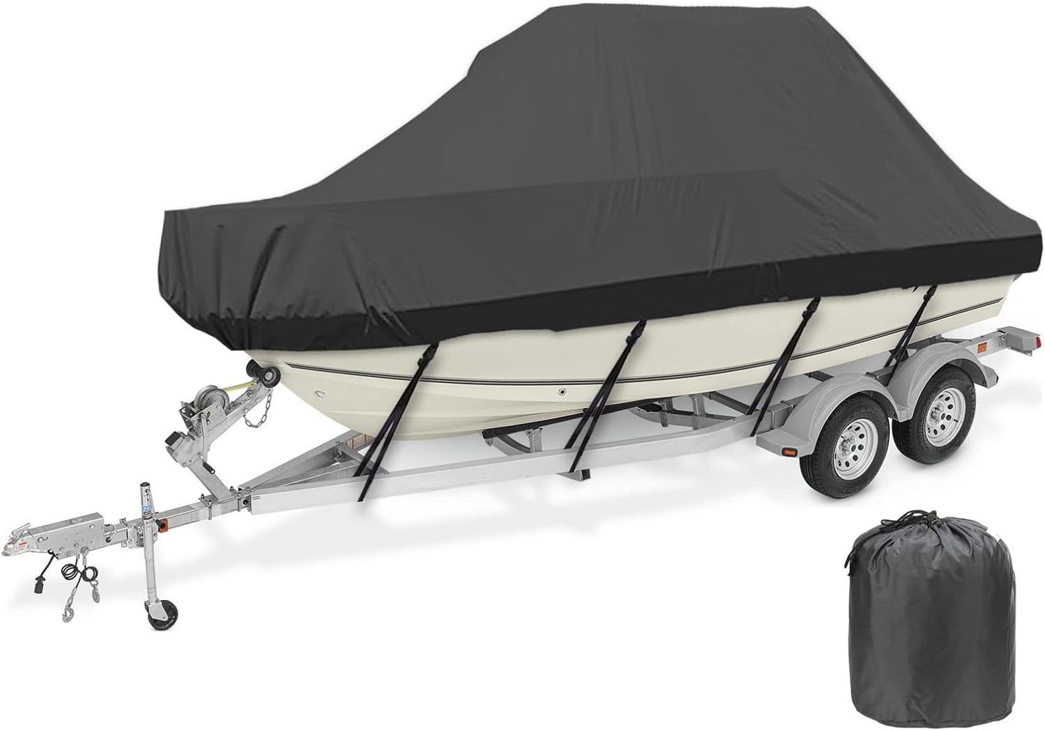 Universelle Bootsabdeckung für V-Top/Hardtop-Boote, Bootsabdeckung für Schlepper, Outdoor-Oxford-Tuch, 420D-Bootsabdeckung, Bootsjacke Universelle Bootsabdeckung für V-Top/Hardtop-Boote, Bootsabdeckung für Schlepper, Outdoor-Oxford-Tuch, 420D-Bootsabdeckung, Bootsjacke von KIJyfgTR