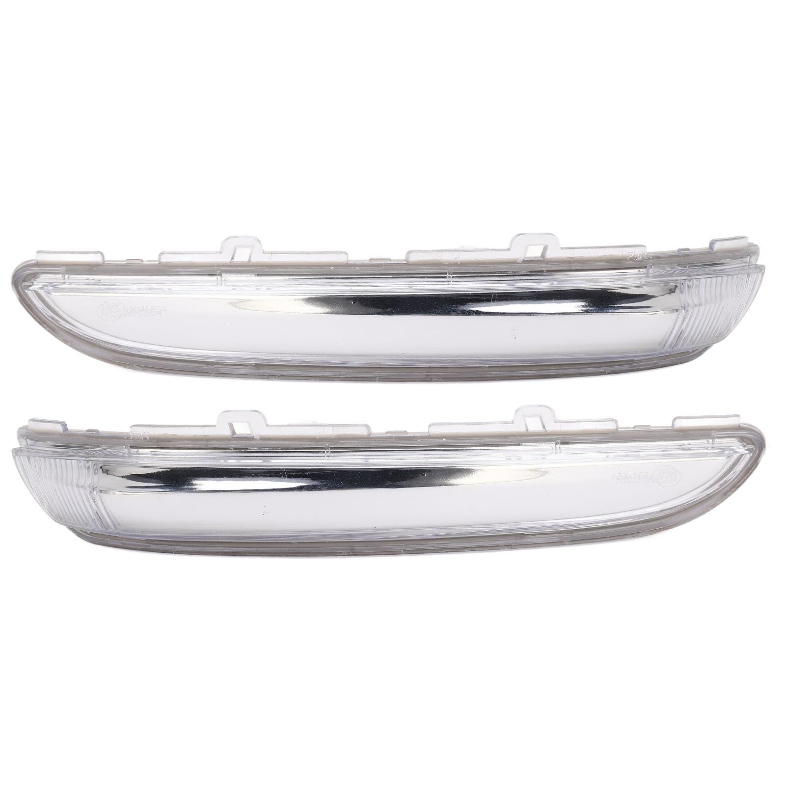 1 Paar Rückspiegel-Blinkergehäuse, 9814464680 Ersatz für Außenspiegel-Anzeigelampenlinse für Peugeot 208 2012–2019, Langlebige und Transparente Linse von KIMISS