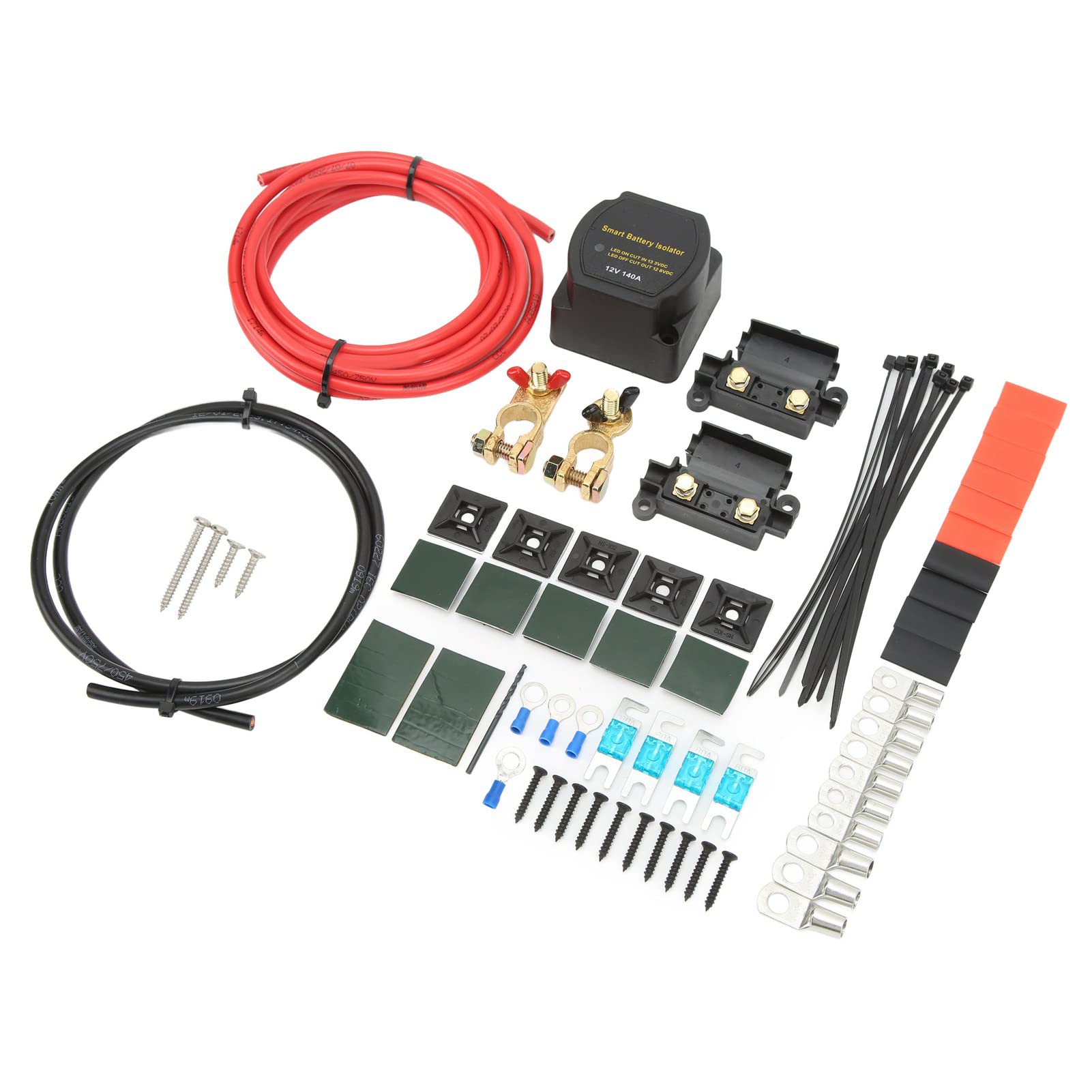 12 Volt 140 Ampere Spannungsempfindliches Relais Dual Battery Isolator Kit High Low Voltage Protection Voltage Sensitive Relay Kit für Autos, Wohnmobile, Lastwagen, SUVs, Boote 12 Volt 140 Ampere Spannungsempfindliches Relais Dual Battery Isolator Kit High Low Voltage Protection Voltage Sensitive Relay Kit für Autos, Wohnmobile, Lastwagen, SUVs, Boote von KIMISS
