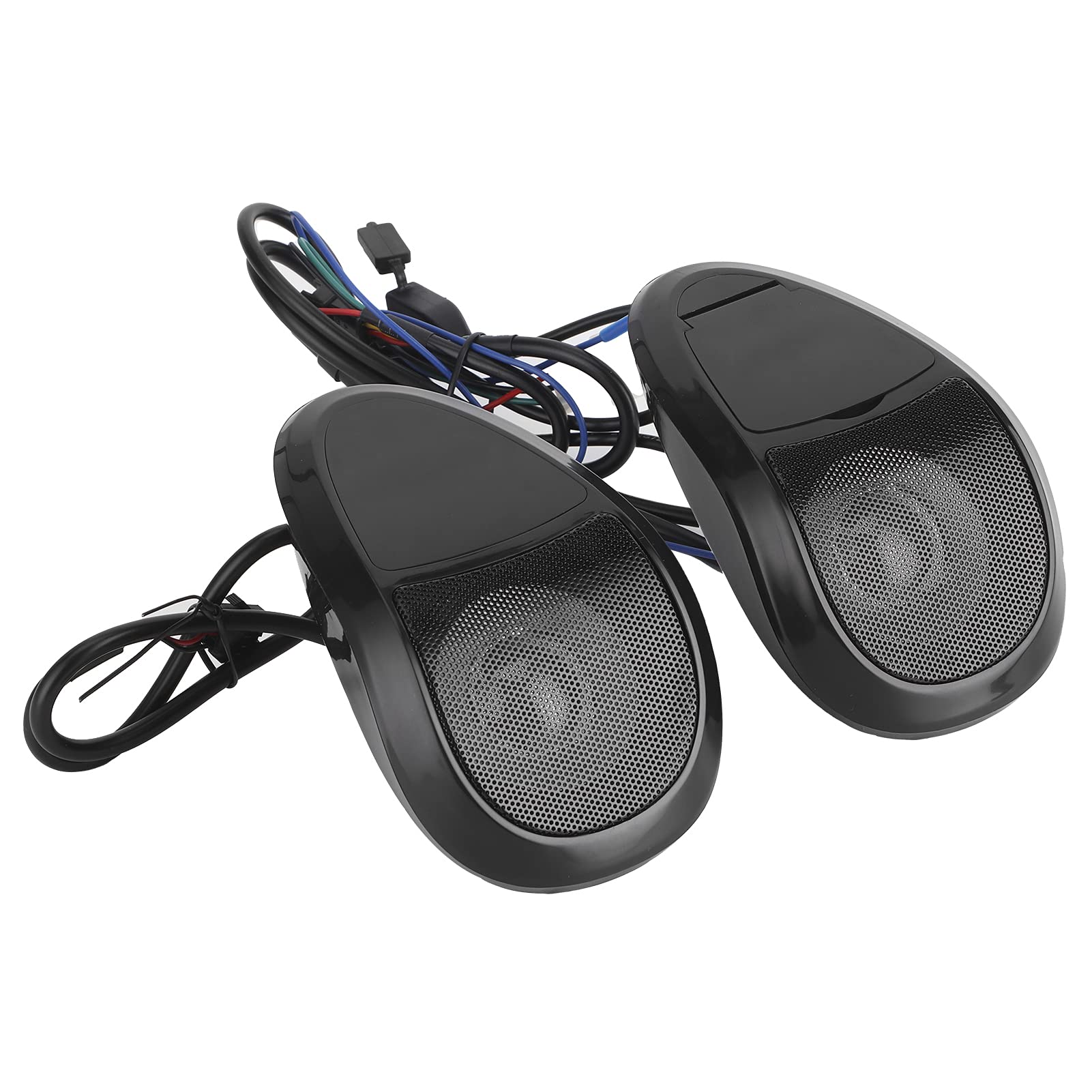 12V MotorradLautsprecher Wasserdichter Stereo MP3 Player Verstärker mit Licht Universal für ATV UTV von KIMISS