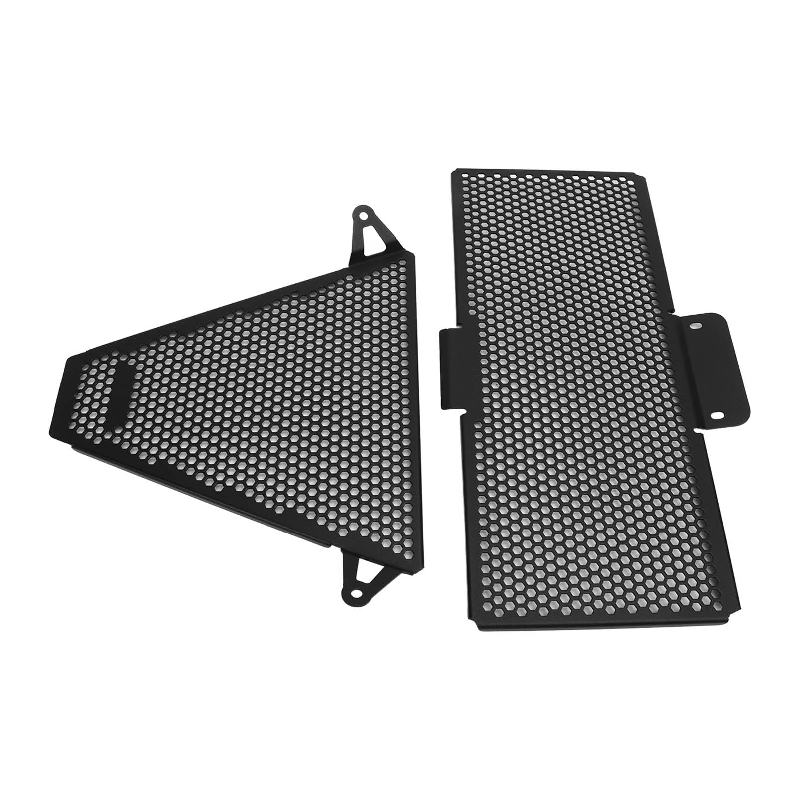 2PCS Motorrad Kühlerschutz, KIMISS Aluminiumlegierung Kühlergrillschutz Schutzabdeckung Schwarz Wassertanknetz Ersatz für Streetfighter V2 von KIMISS