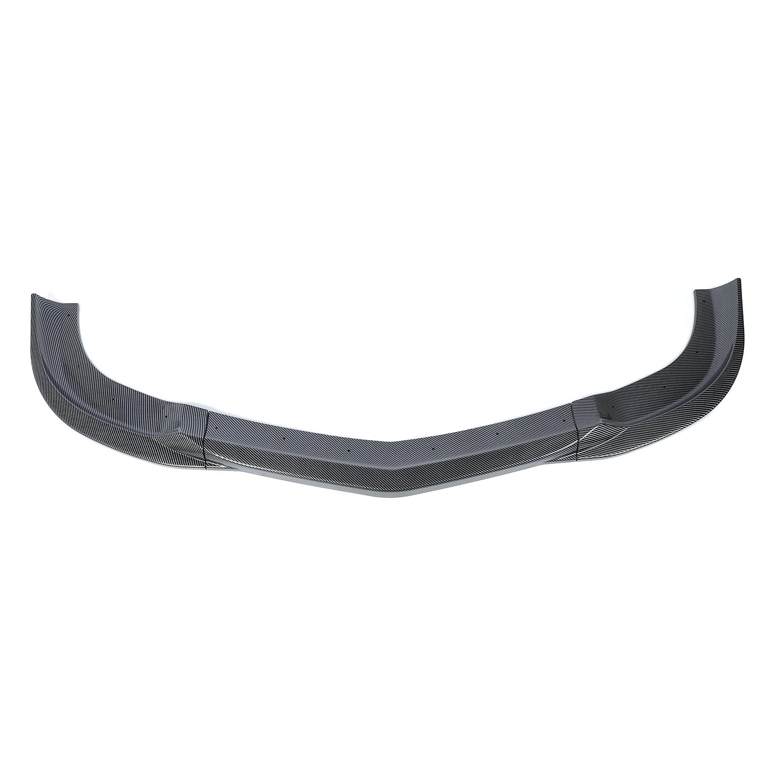 3pcs Vordere Stoßfänger Lippenspoiler Splitter Sporty Look Front Lip Spoiler Splitter Protektor für C-Klasse W204 Pre-Facelift C63 AMG 2007 Bis 2010 Spoiler (Carbonfaser-Look) von KIMISS