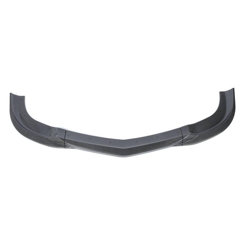 3pcs Vordere Stoßfänger Lippenspoiler Splitter Sporty Look Front Lip Spoiler Splitter Protektor für C-Klasse W204 Pre-Facelift C63 AMG 2007 Bis 2010 Spoiler (Carbonfaser-Look) von KIMISS