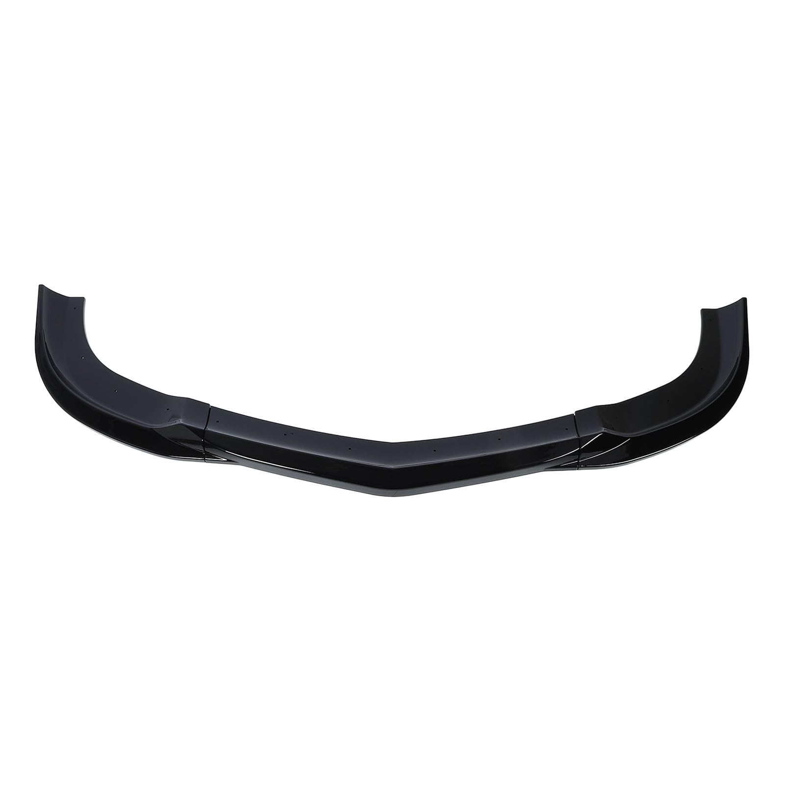 3pcs Vordere Stoßfänger Lippenspoiler Splitter Sporty Look Front Lip Spoiler Splitter Protektor für C-Klasse W204 Pre-Facelift C63 AMG 2007 Bis 2010 Spoiler (glänzend schwarz) von KIMISS