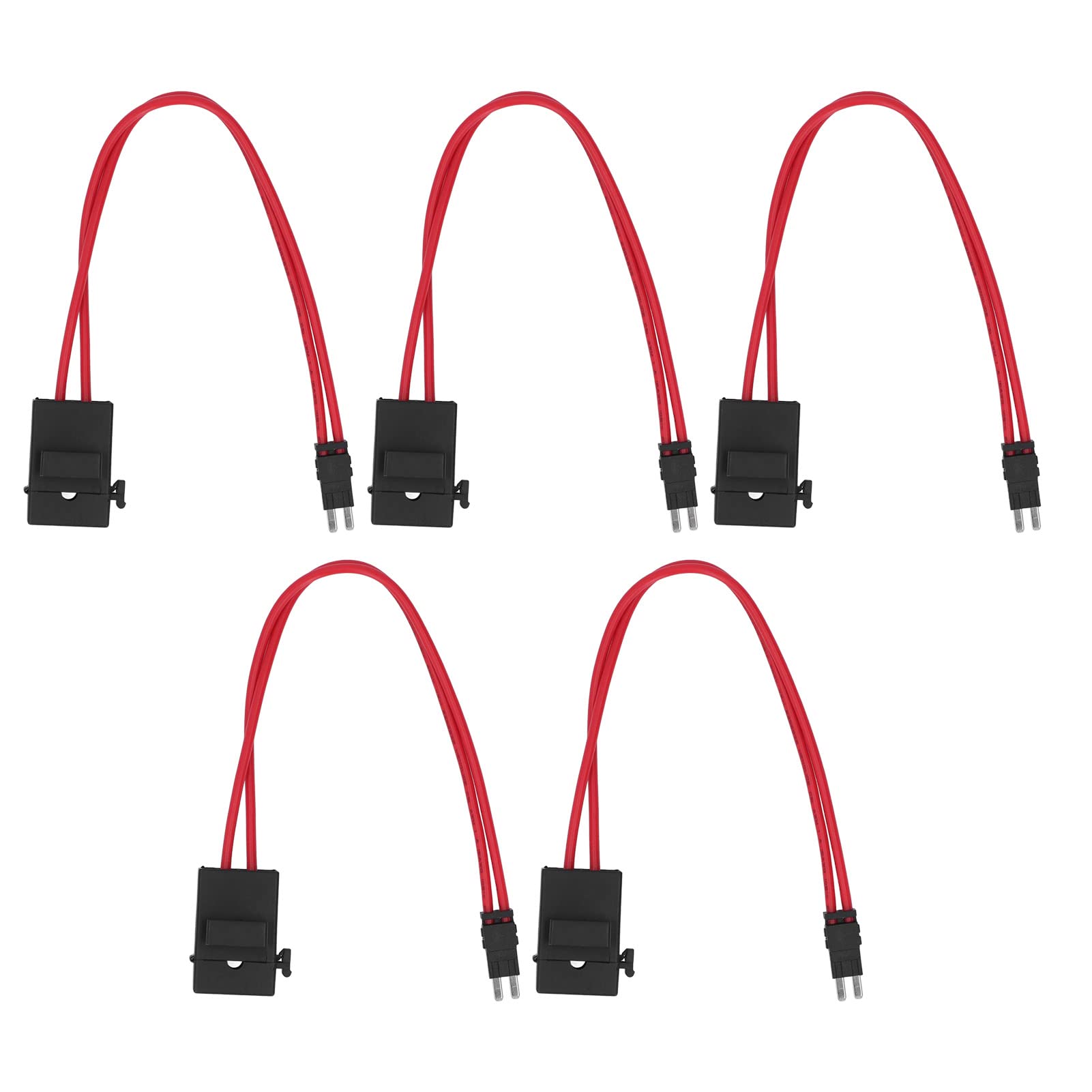 5 Stück Auto-Sicherung, 32 V AC, Kleine Verlängerung für Fahrzeug-Geldautomaten, 20 A, 16 AWG, mit 5 Sicherungen, ACK S 10,9 Mm Halter, 16 AWG, Zerstörungsfrei, Beleuchtungs- und 5 Stück Auto-Sicherung, 32 V AC, Kleine Verlängerung für Fahrzeug-Geldautomaten, 20 A, 16 AWG, mit 5 Sicherungen, ACK S 10,9 Mm Halter, 16 AWG, Zerstörungsfrei, Beleuchtungs- und von KIMISS