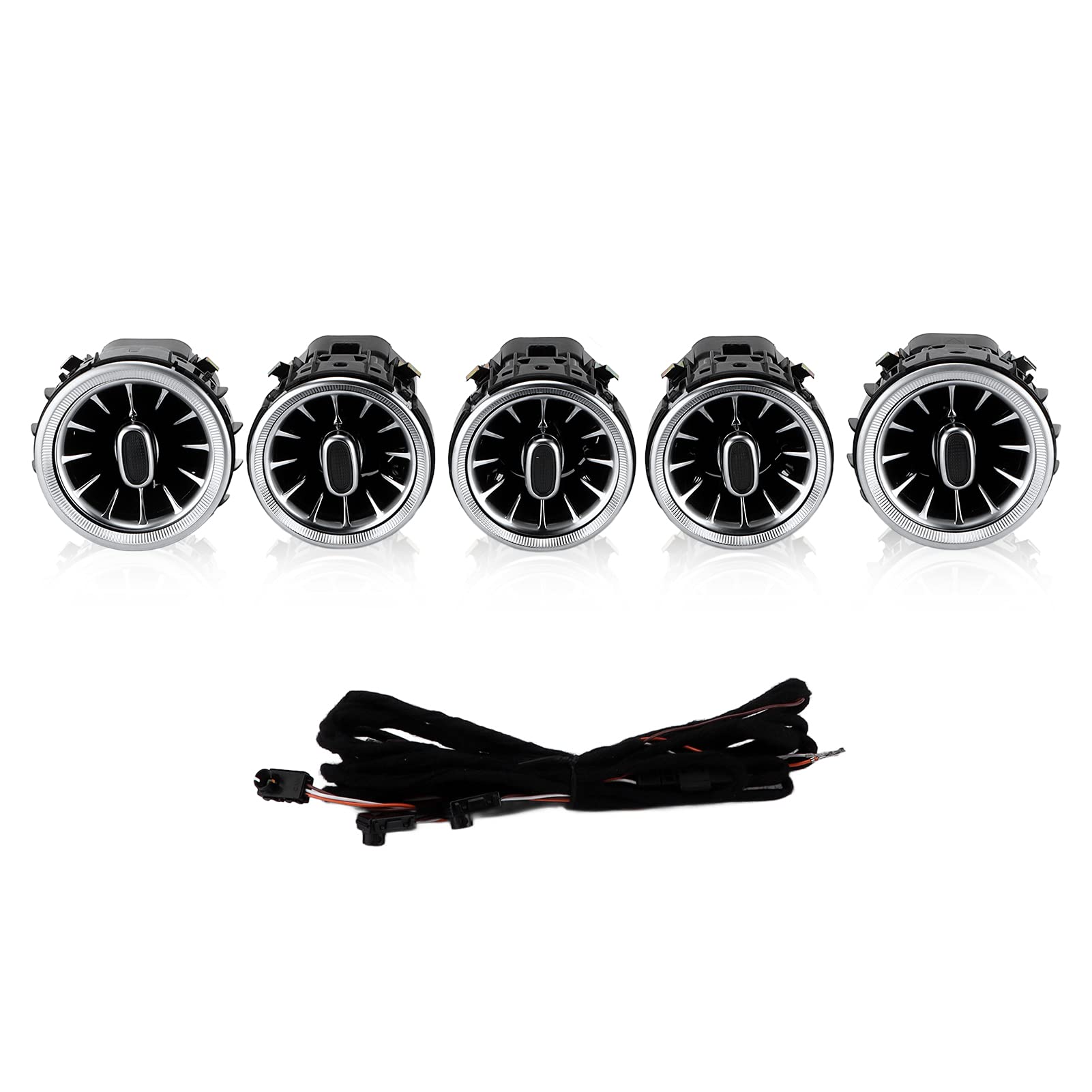 5pcs Air Vent LED Atmosphärenbeleuchtung 3 Farben Umgebungslicht Turbinenauslässe Lampe Klimaanlage Abdeckungen für C GLC-Klasse W205 X253 2015-2018 Autoteile 5pcs Air Vent LED Atmosphärenbeleuchtung 3 Farben Umgebungslicht Turbinenauslässe Lampe Klimaanlage Abdeckungen für C GLC-Klasse W205 X253 2015-2018 Autoteile von KIMISS