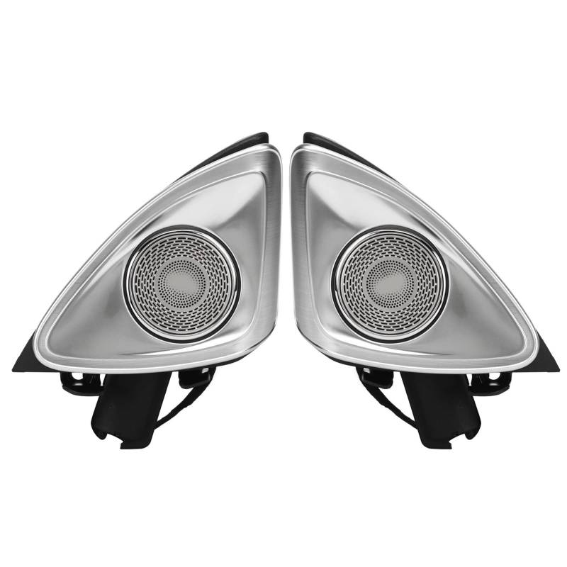 KIMISS 64-Farbiger 4D-Hochtöner, Paar Rotierende 4D-Hochtöner mit LED-Umgebungsbeleuchtung, Automatisch Rotierender Audio-Lautsprecher-Ersatz für S-Klasse W222 Facelift 2018-2020 von KIMISS