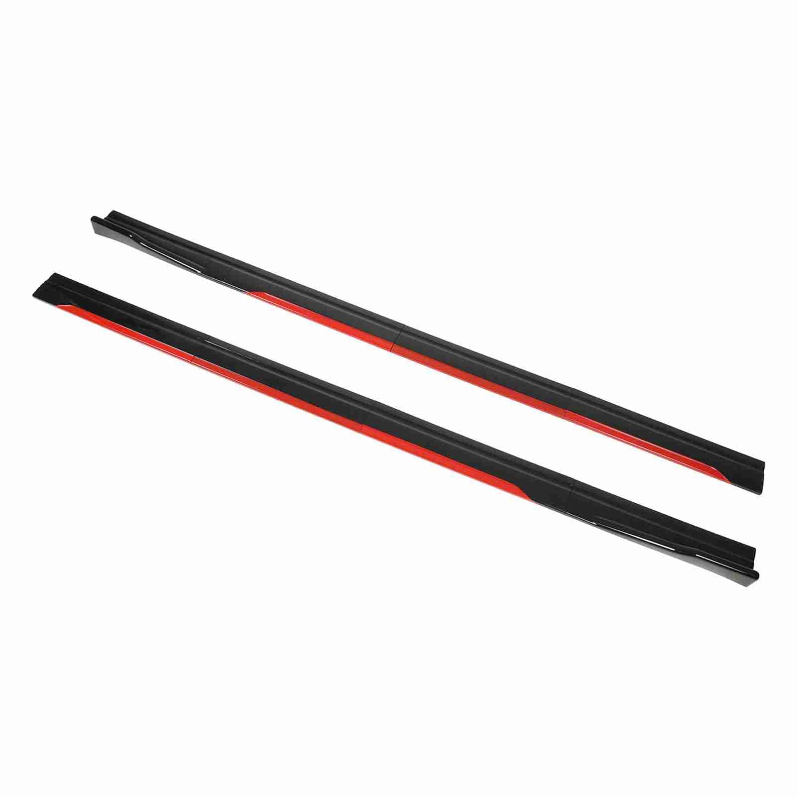 8PCS Auto-Seitenschweller, Styling Bright Black Red Trim Splitter Diffusor Winglet Universal für Corolla, Reduzieren Sie Spritzer 8PCS Auto-Seitenschweller, Styling Bright Black Red Trim Splitter Diffusor Winglet Universal für Corolla, Reduzieren Sie Spritzer von KIMISS