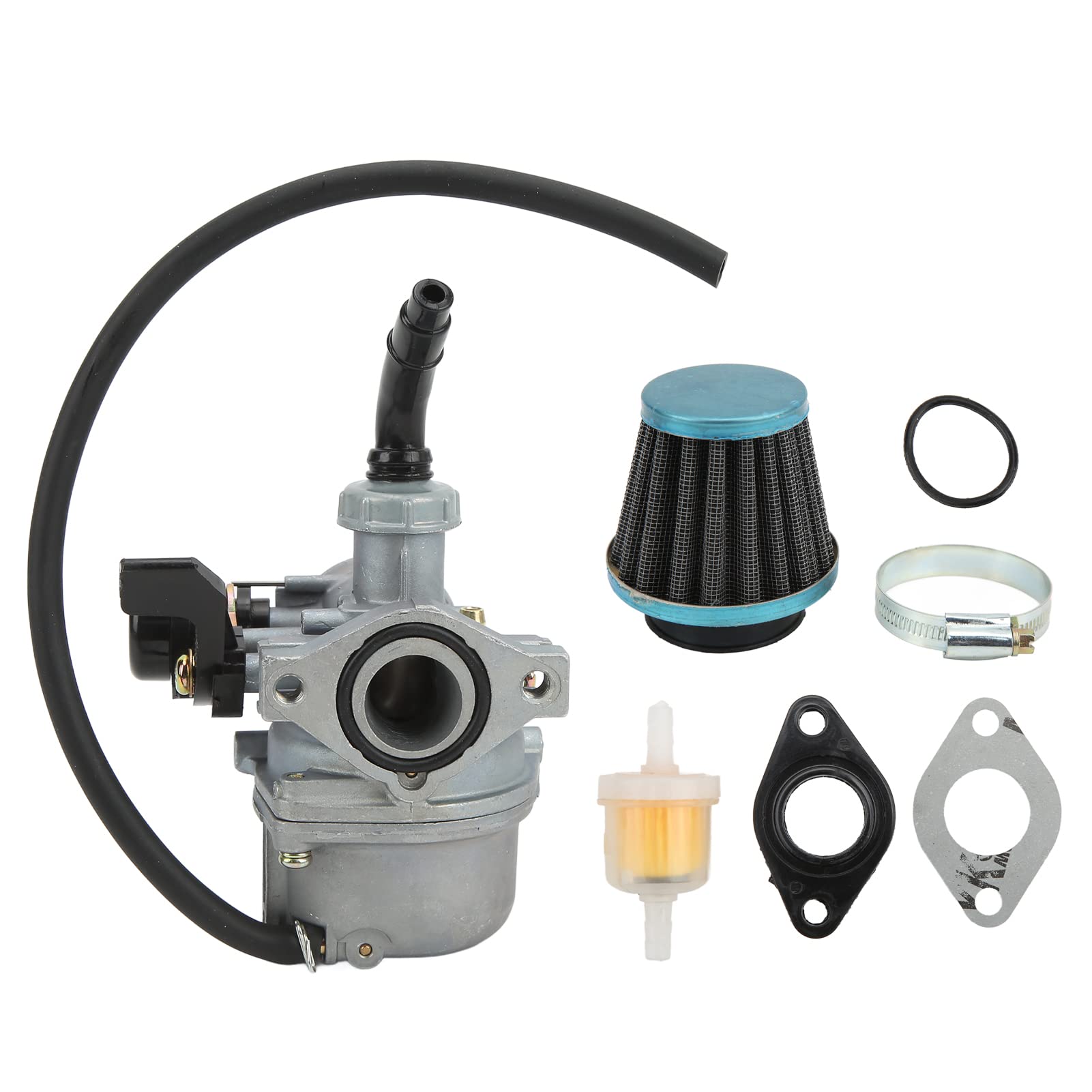 ATV-Vergaserkit, Kraftstofffilter, ATV-Vergaser mit Luftfilterersatz für TaoTao 49CC 50CC 70CC 90CC 100CC 125CC Go Kart Quad Bike Kraftstoffsystem ATV-Vergaserkit, Kraftstofffilter, ATV-Vergaser mit Luftfilterersatz für TaoTao 49CC 50CC 70CC 90CC 100CC 125CC Go Kart Quad Bike Kraftstoffsystem von KIMISS