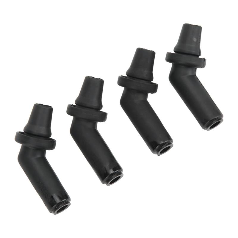 KIMISS Dachabfluss-Schlauchverbinder,4 Stück Auto Schiebedach Ablaufschlauch Fitting, 4 Stück Schiebedach Ablaufschlauch Anschluss EEH500100 Gummi Schwarz Ersatz für von KIMISS